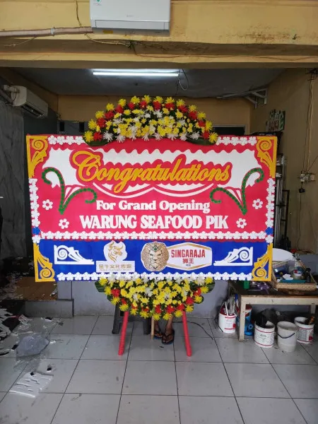 Papan Bunga Ucapan Selamat Aryanusa Ballroom Menara Danareksa