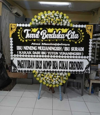 Papan Bunga di Aryanusa Ballroom Menara Danareksa
